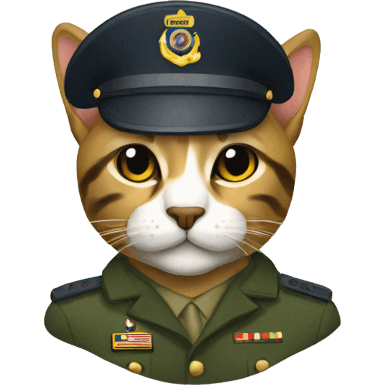 military cat marines emoji