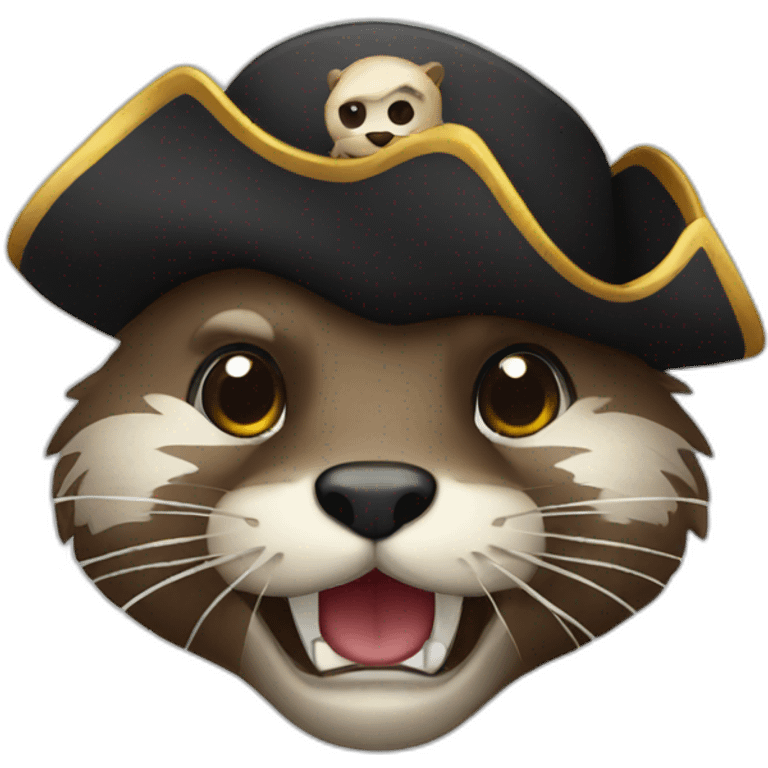 otter pirate emoji