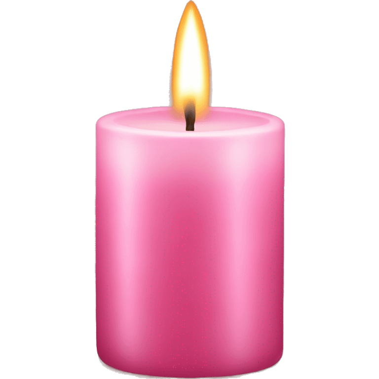 rose pink candle emoji