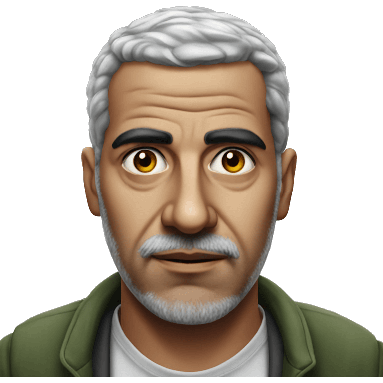 Palestinian man photorealistic serious emoji