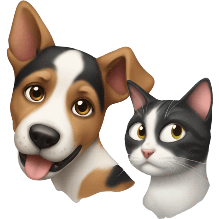 Dog and cat emoji