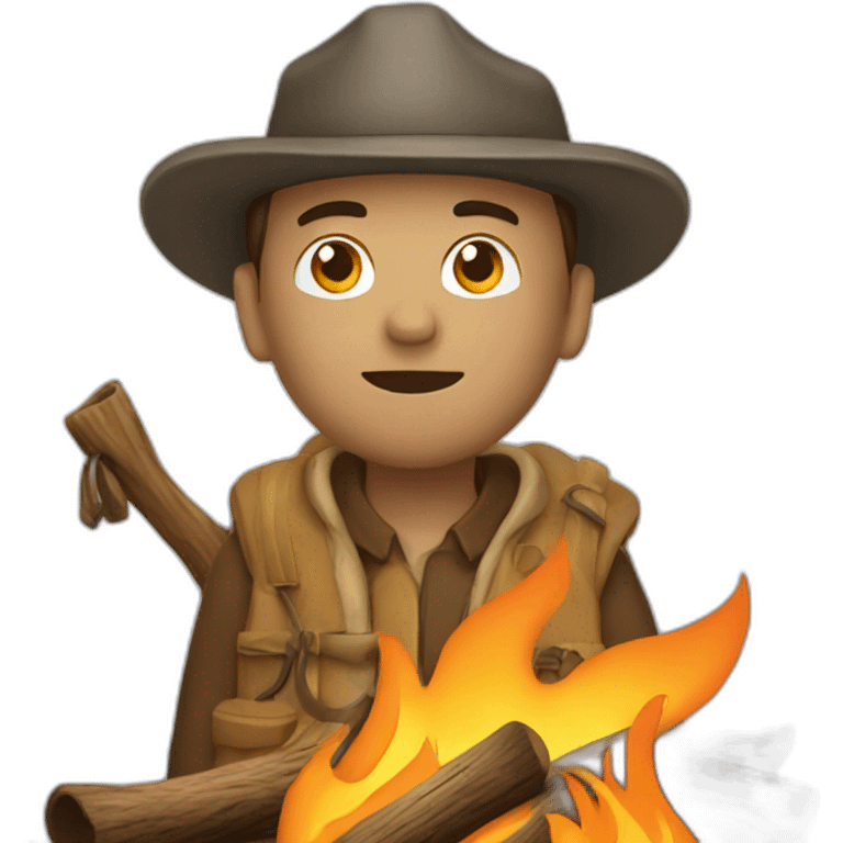 campfire man emoji