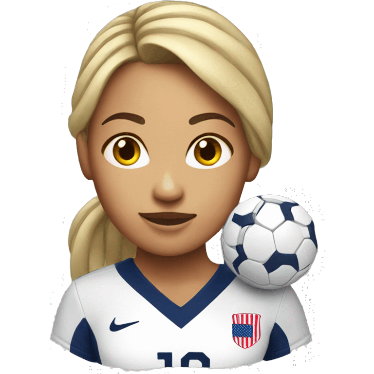 USA woman soccer emoji