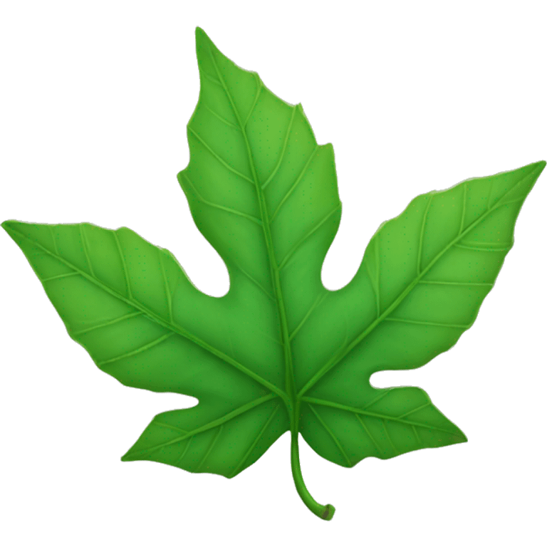 Leaf with 6 sides emoji