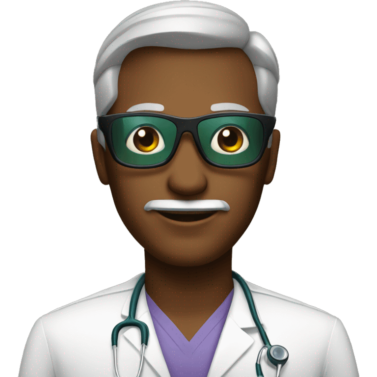 Doctor with sunglass  emoji