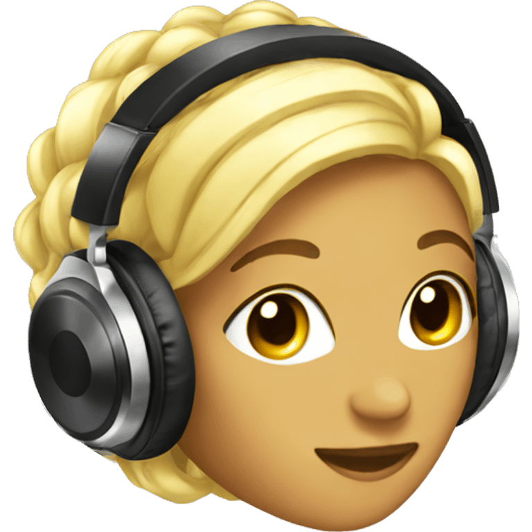 Glamour headphones emoji