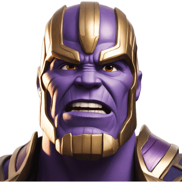 Handsome Thanos emoji