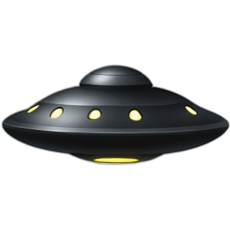 Black ufo emoji