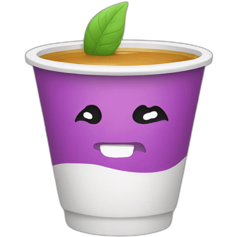 Cup of lean emoji