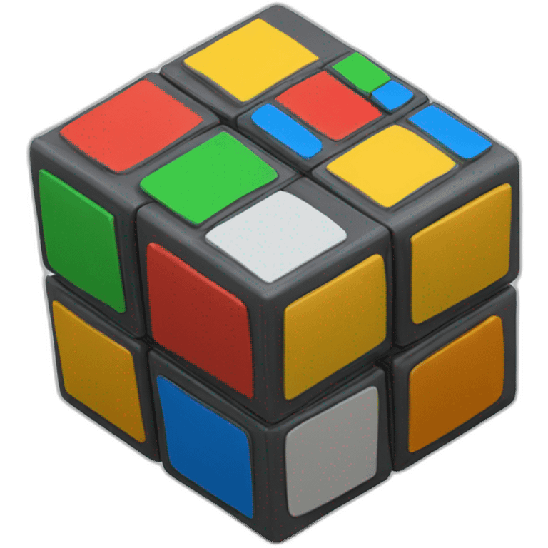 Rubik cube emoji