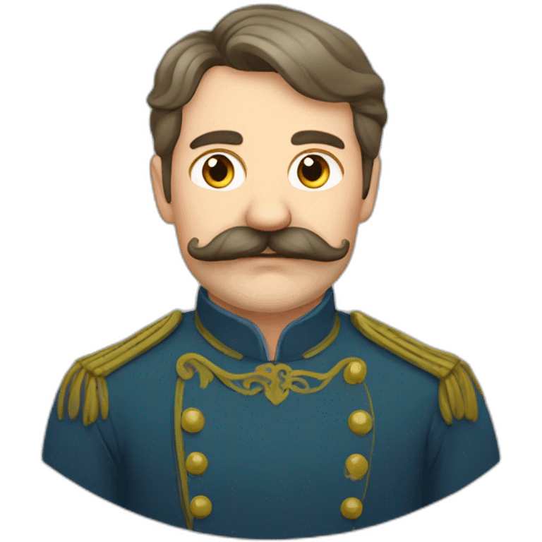 russian moustache husband with fish emoji