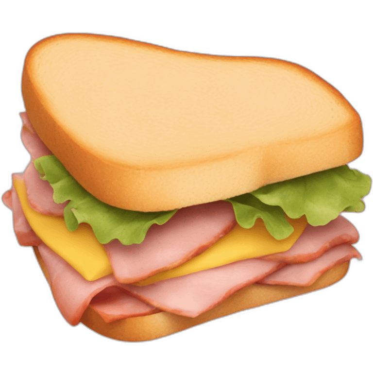 soft ham sandwich emoji