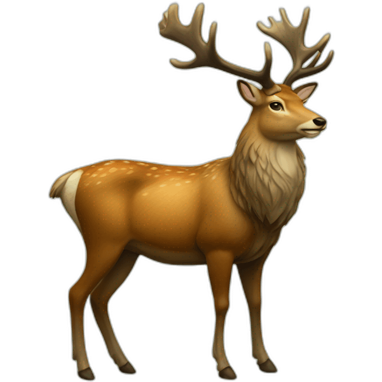 Full body Irish stag emoji