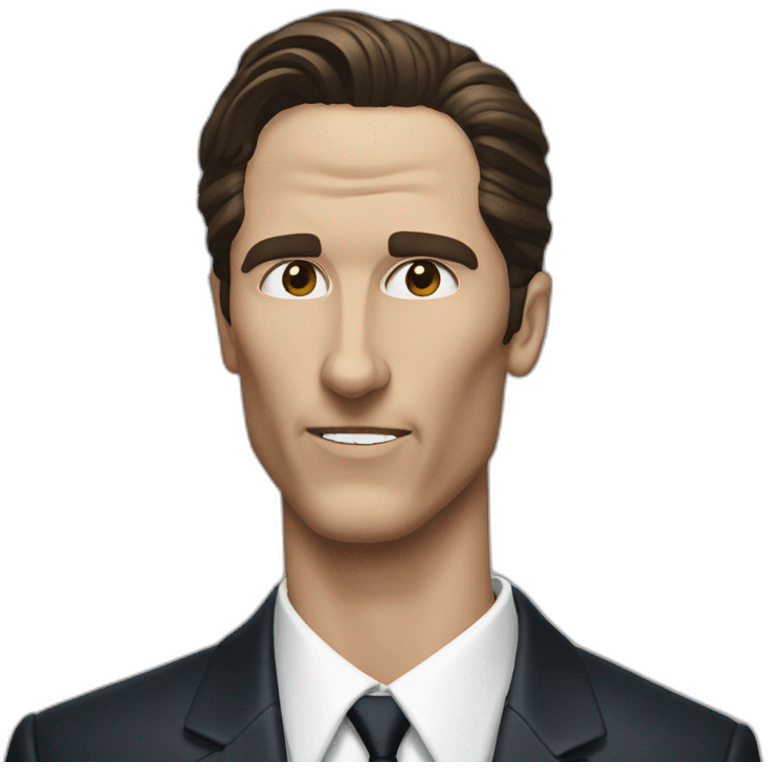 sigma face american psycho emoji