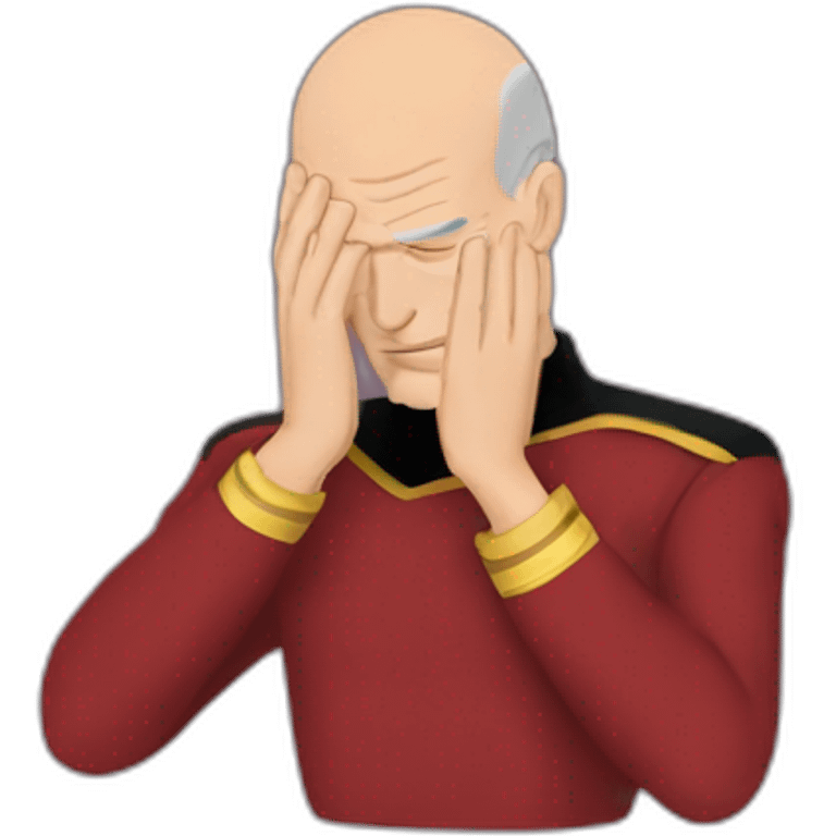 Captain Picard facepalm emoji