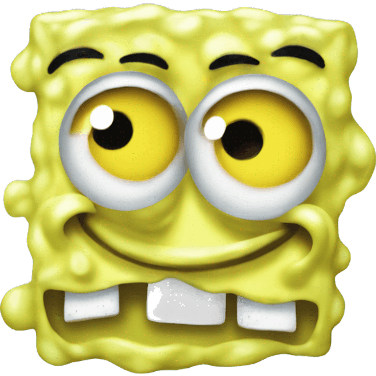 Spongebob smirky face emoji