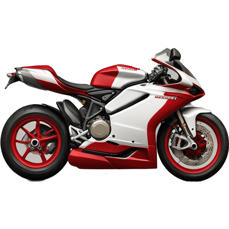 A red ducati 1098 emoji