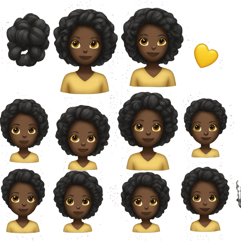 A black girl from Nigeria emoji