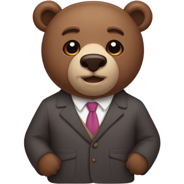 Bear with a  ྀིྀི emoji