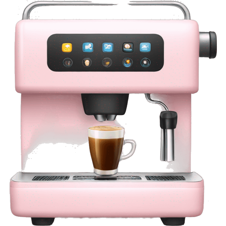 Light Pink coffee machine  emoji