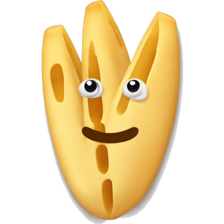 Make me a penne emoji with cheese on top emoji