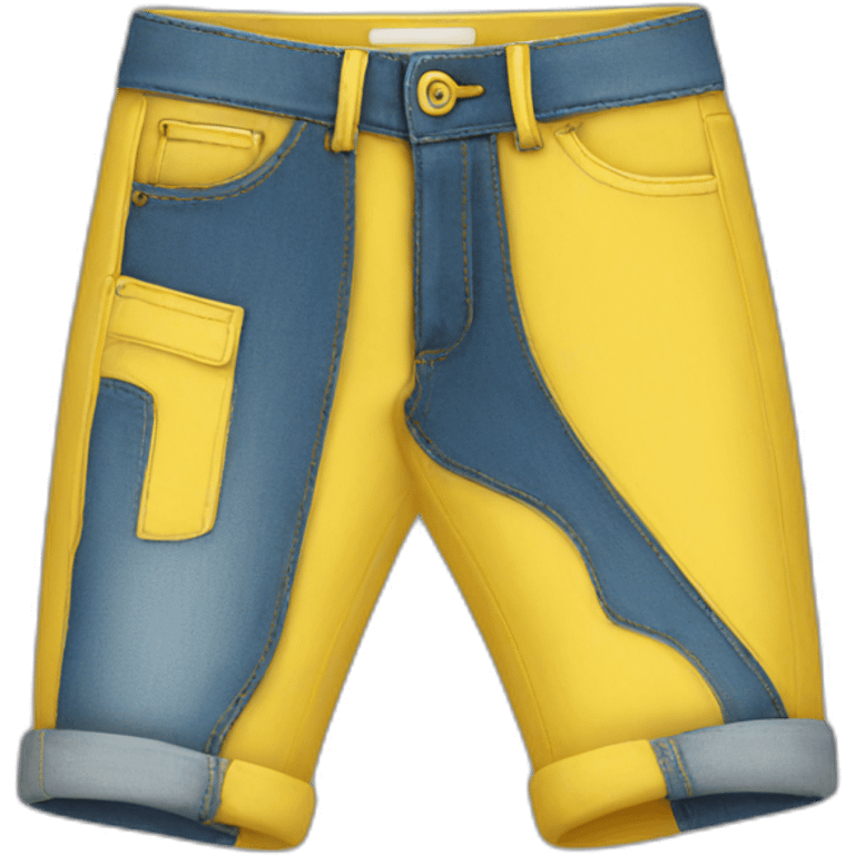 Yellow jeans emoji