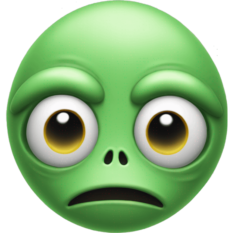 alien puffing  emoji