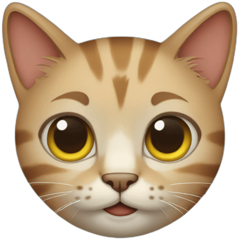 Cartoon cat emoji