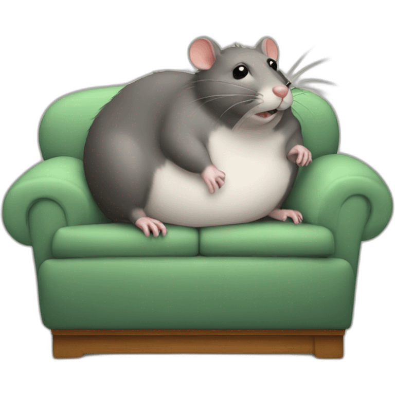 fat busy sofa rat emoji