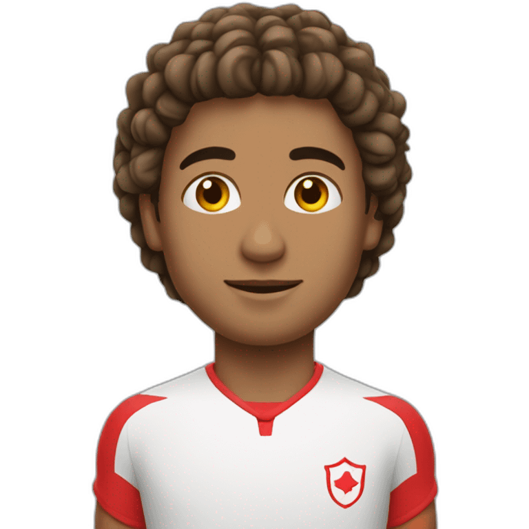 Jouer de foot Tunisien emoji