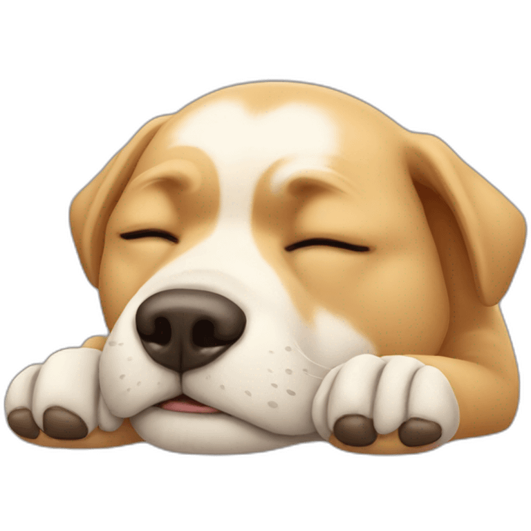 Chien qui dort emoji