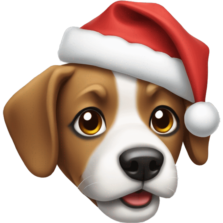 chrismas dog emoji