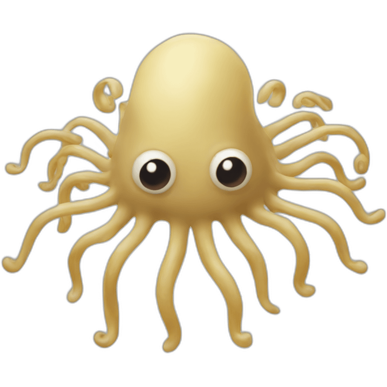 Flying spaghetti monster emoji