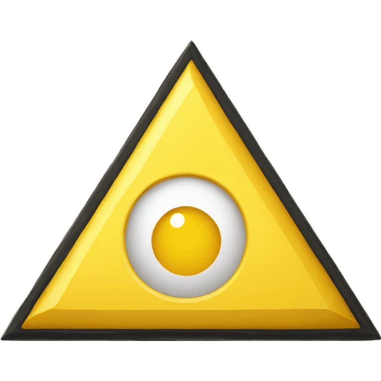 Yellow triangle emoji