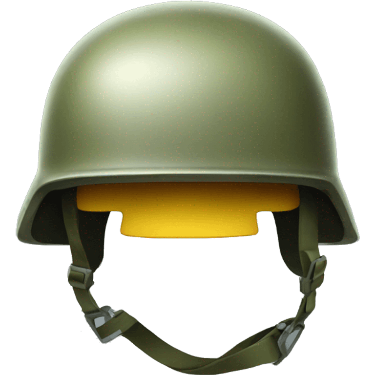 military helmet with bow emoji