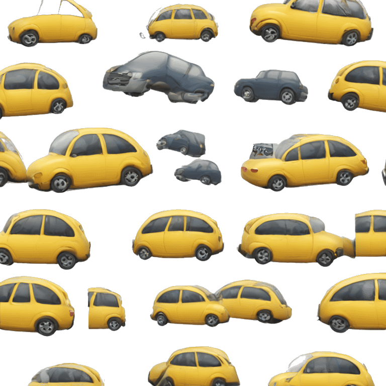 really fat bubbly car emoji