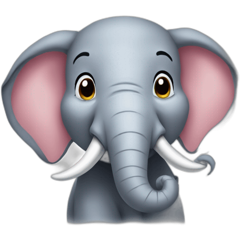 elephant smile  emoji