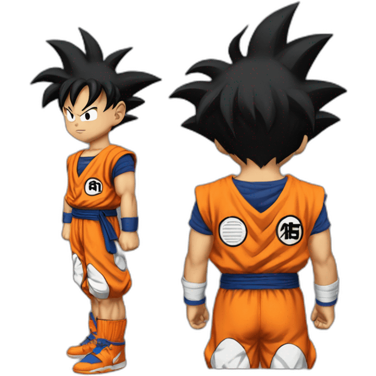 Son Goku with Nike outfit emoji