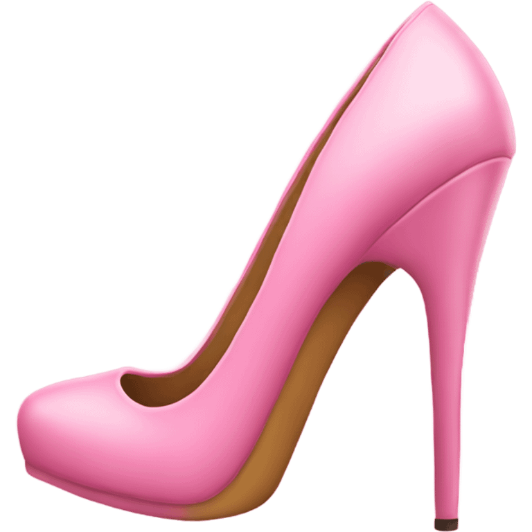 Pink high heels  emoji