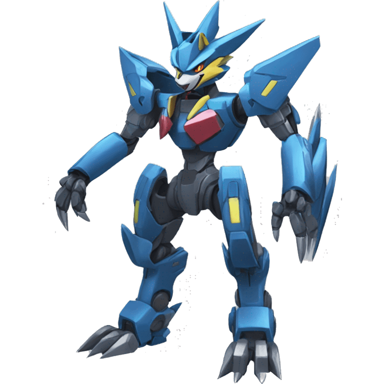 Zeraora-Zoroark-medabot-Mecha full body emoji