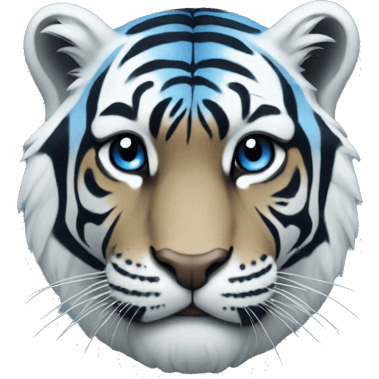 Blue tiger emoji