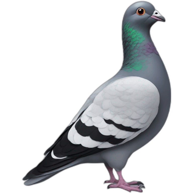 Man-pigeon emoji