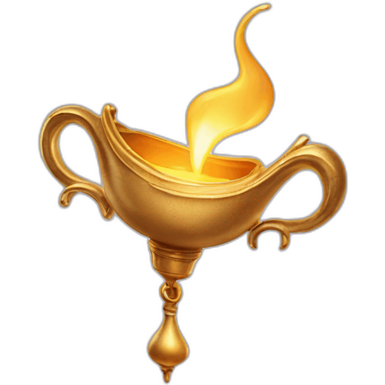 Genie lamp aladdin film emoji