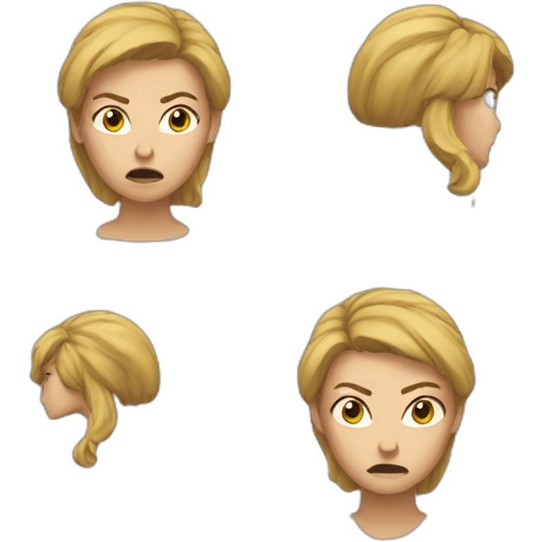 woman angry emoji