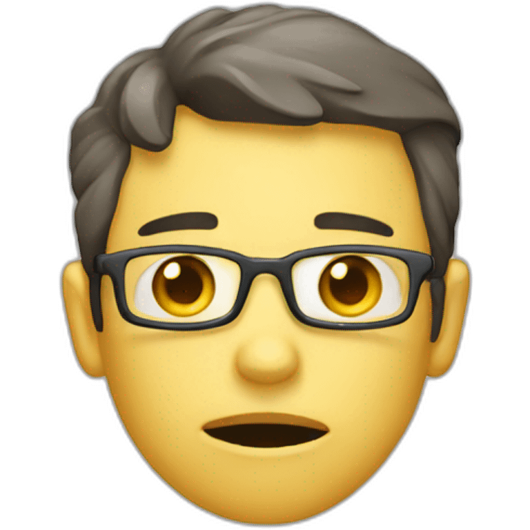 a programmer with exhausted face emoji