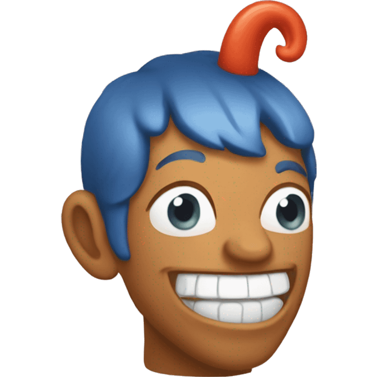 Camarão com cha emoji