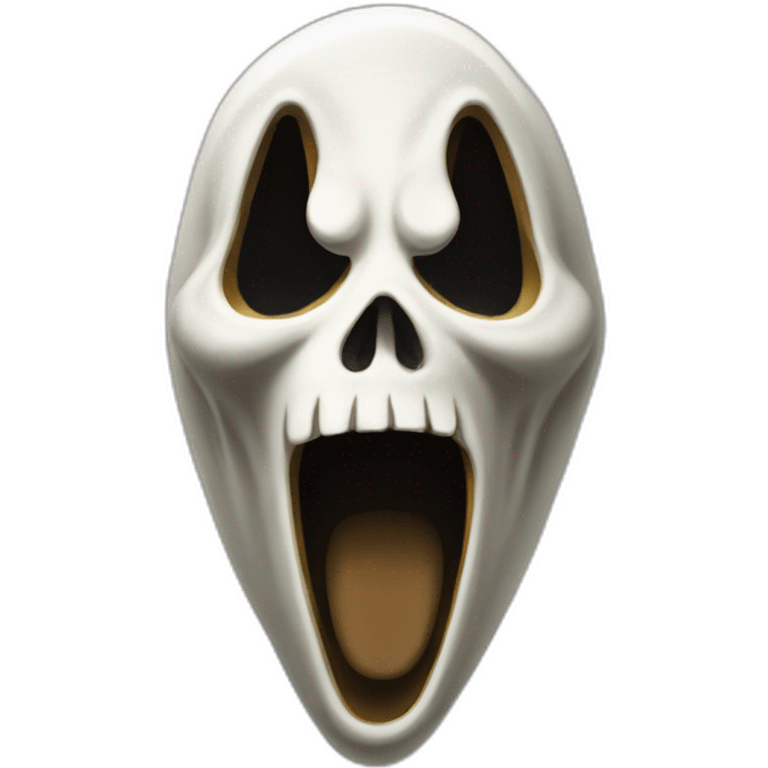 Ghostface scream emoji