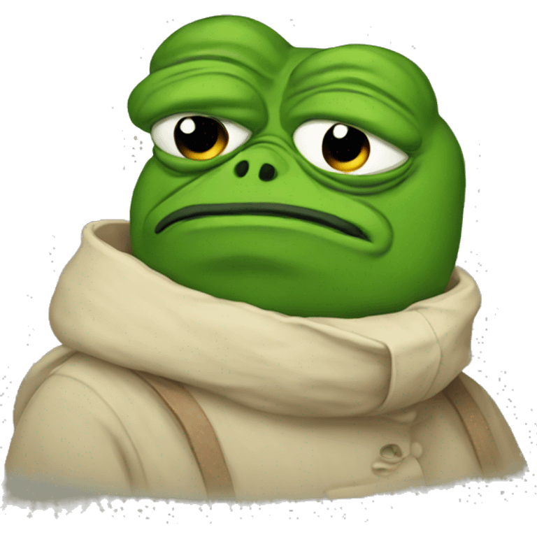 Sad pepe emoji