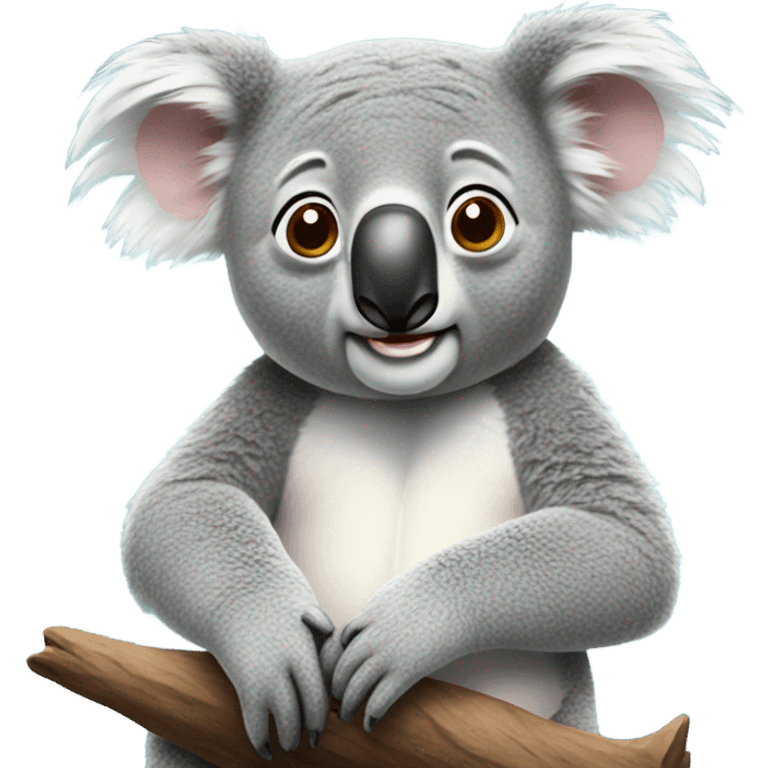 Not impressed koala  emoji