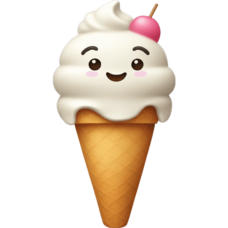 Kawaii icecream emoji